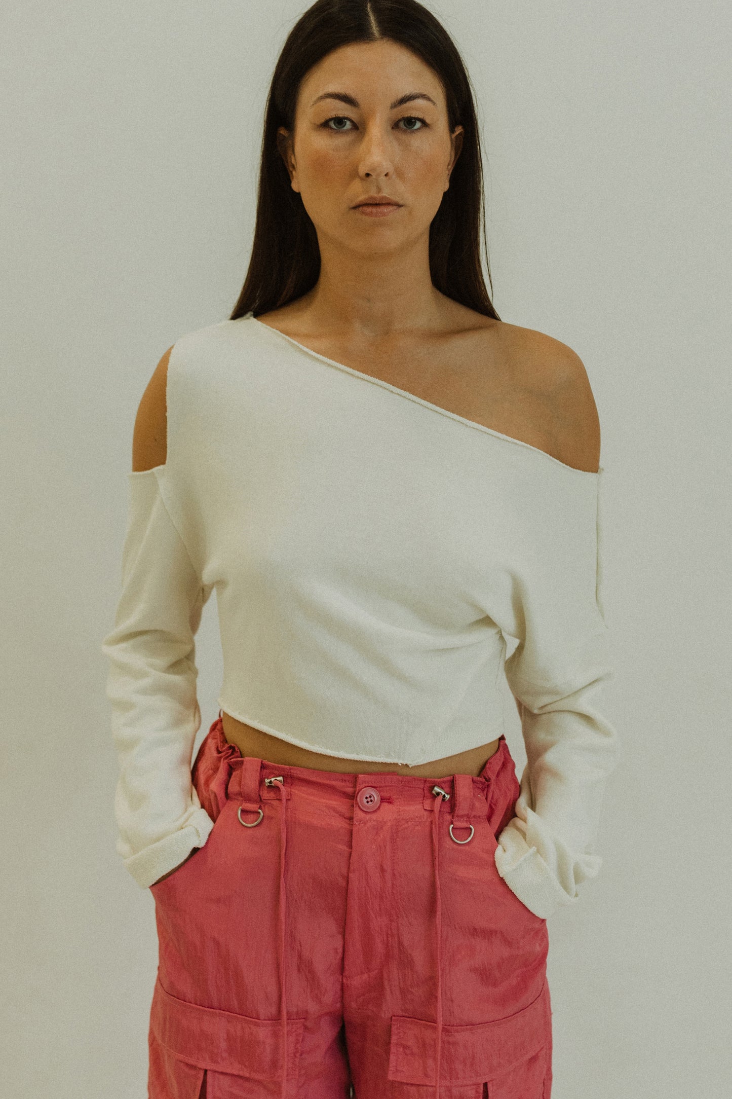 ASYMMETRICAL KNIT TOP