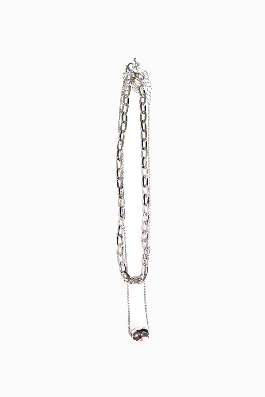 DOUBLE CHAIN NECKLACE