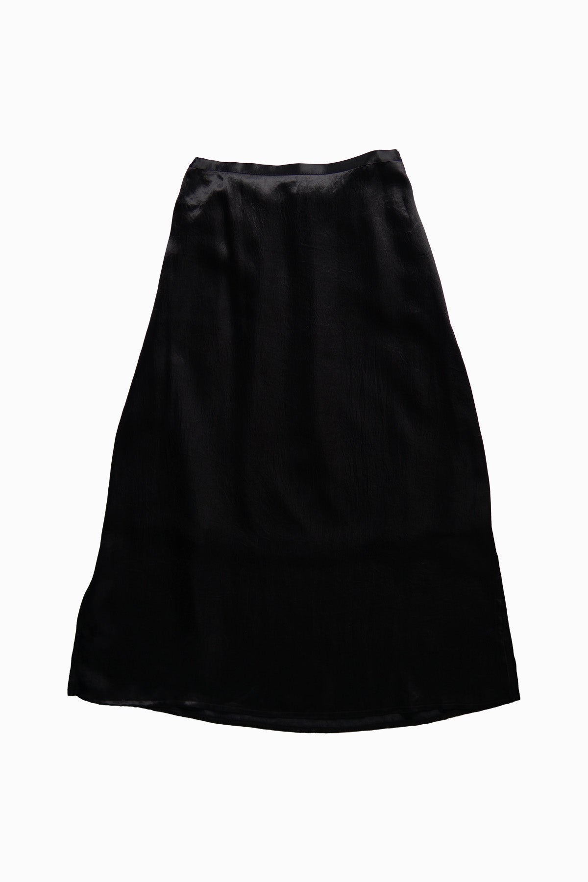 SATIN A-LINE SKIRT